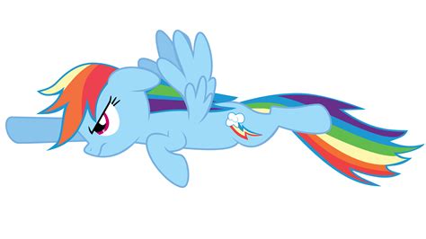 Rainbow Dash Flying Vector by MineXpertYT on DeviantArt