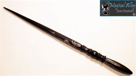 Skyrim Alduin Dragon Gabon Ebony Wooden Magic Wand. $49.99, via Etsy ...