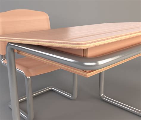 ArtStation - wooden school desk | Resources