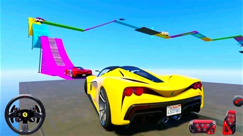 ألعاب السيارات الضخمة المنحدرة ثلاثية الأبعاد e#1 - سباق سيارات | Car Games - YouTube