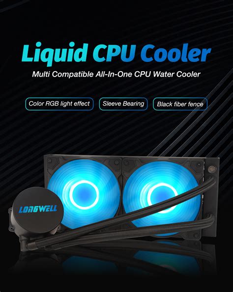 Customized 360mm Rgb Lighting Liquid Aio Cooler Cpu Liquid Cooler Water Cooling Liquid Cooler ...