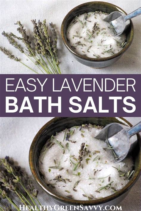 Homemade Lavender Bath Salts Recipe (2 Easy Options)