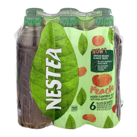 Nestea Peach Iced Tea, 16.9 Fl. Oz., 6 Count – BrickSeek