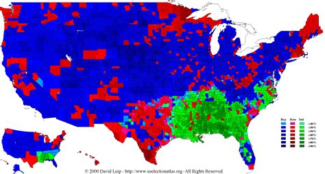 1968 Presidential Election - Election Results by County