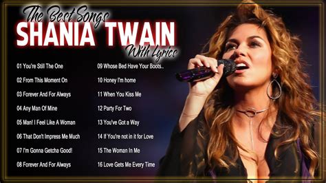 Shania Twain Greatest Best Hits Playlist 2022 - Best Of Songs Shania ...