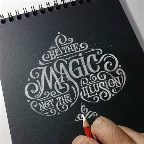 Magic, beautiful typography by @abedazarya #typography | Typography hand drawn, Creative ...