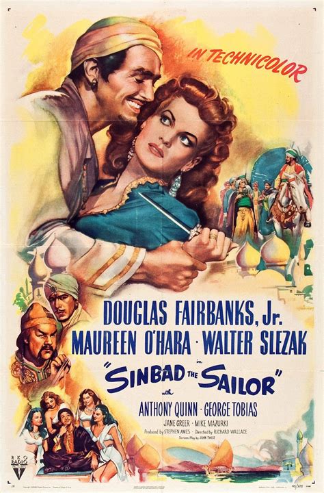 Filmposter Simbad the Sailor 1947 | Sinbad the sailor, Sinbad, Old movie posters