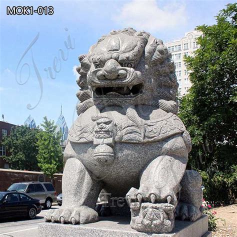 Granite Chinese Guardian Lion Statue Home Decor for Sale MOK1-013 ...