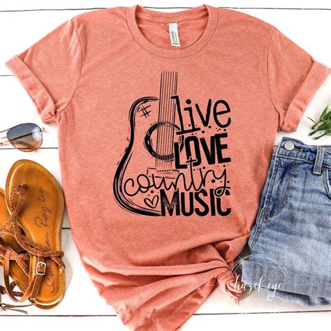 T-Shirts in 2020 | Country music shirts, Shirts, Music tshirts