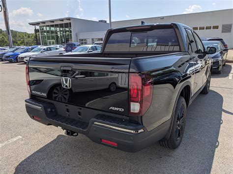 New 2020 Honda Ridgeline Black Edition in Crystal Black Pearl ...