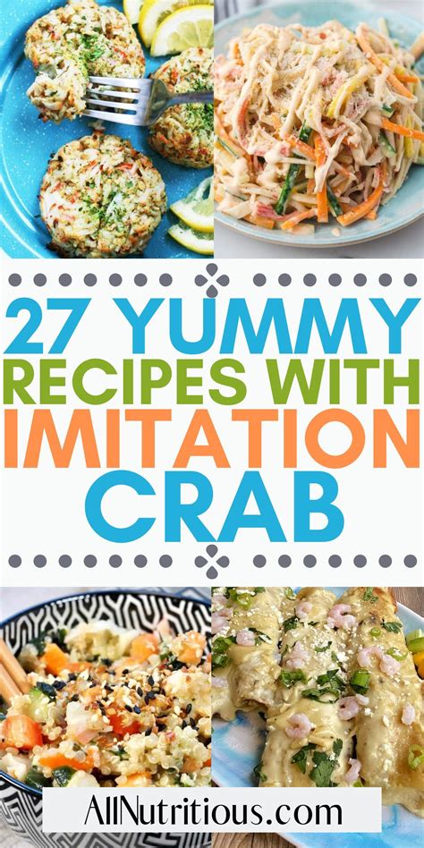 Imatation crab recipes – Artofit