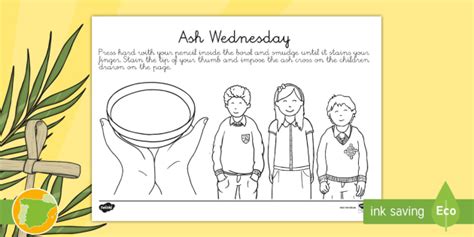 Ash Wednesday Worksheet (teacher made)