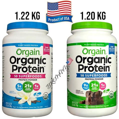 พร้อมส่ง📦Orgain Organic Protein Powder Plant Based โปรตีนจากพืช Plant ...