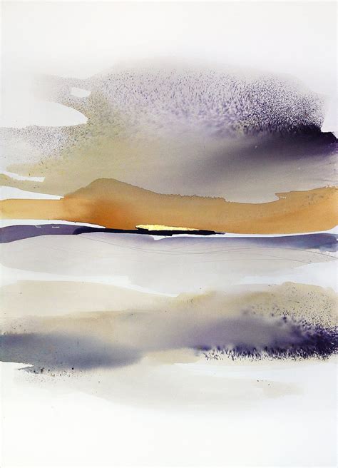 Du matin | Abstract watercolor landscape, Watercolor landscape ...