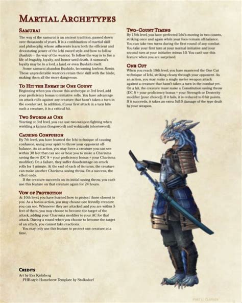 Fighter Archetype: Samurai (5e) - Dungeon Masters Guild | Ulisses Spiele