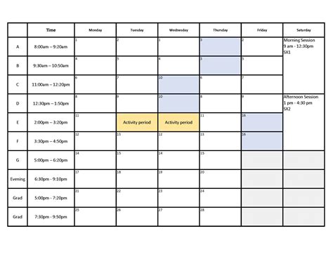 Printable Time Blocking Template Pdf - Printable Templates