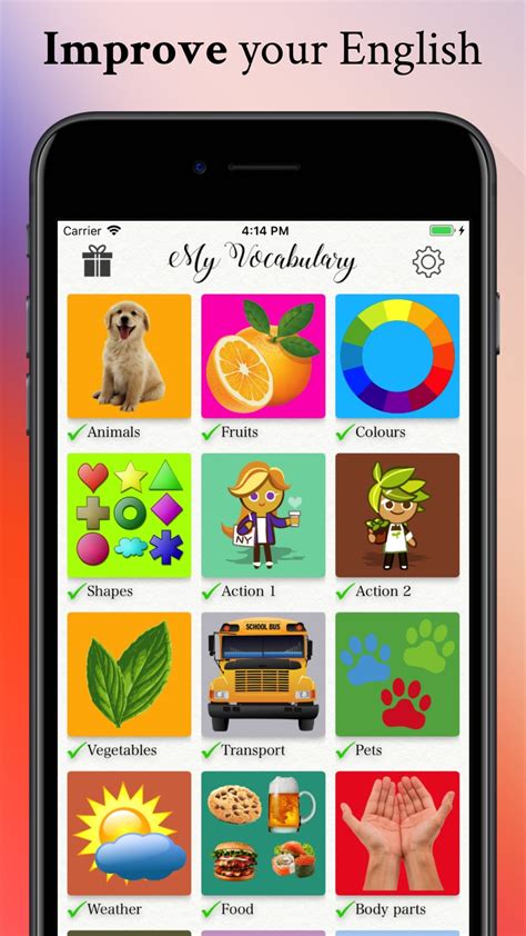 English Vocabulary Learning for iPhone - Download