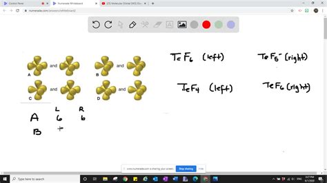 The illustrations below depict differences in orbital hybridization of some tellurium (Te ...