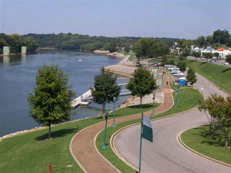 Cumberland Riverwalk in Clarksville, TN | Tennessee travel, Cumberland river, Clarksville tennessee