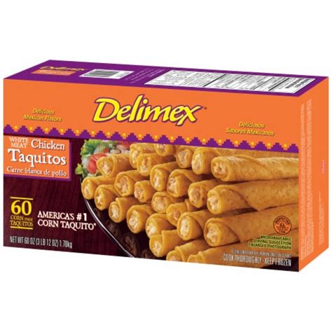 Delimex Chicken Taquitos Frozen Appetizers 60 Count, 60 oz - Kroger