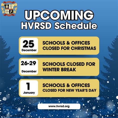 Holiday Schedule for the Hopewell Valley Regional School District ...