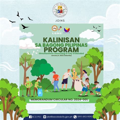 “Kalinisan Sa Bagong Pilipinas Program” Simultaneous Launching in City of Bacolod - Bacolod City ...