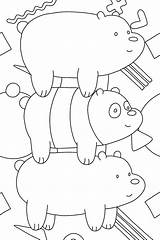 We Bare Bears Coloring Pages Coloring Pages sketch template