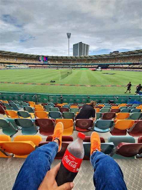 My view at Brisbane Heat vs Sydney Sixers - The Gabba, Brisbane : r/Cricket