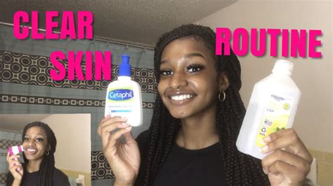 CLEAR SKIN ROUTINE | 2019 - YouTube