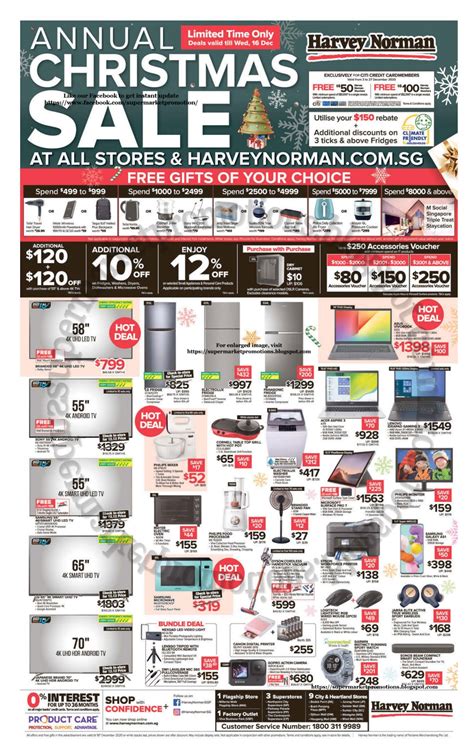 Harvey Norman Christmas Sale 12 - 16 December 2020 ~ Supermarket Promotions