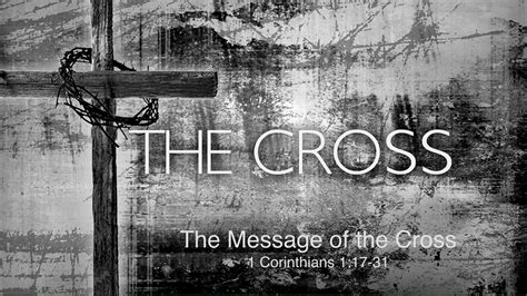 1. The Cross: The Message of the Cross - Logos Sermons