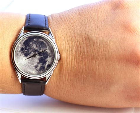 Watch Moon photo unisex watch women watch men wrist watch | Etsy