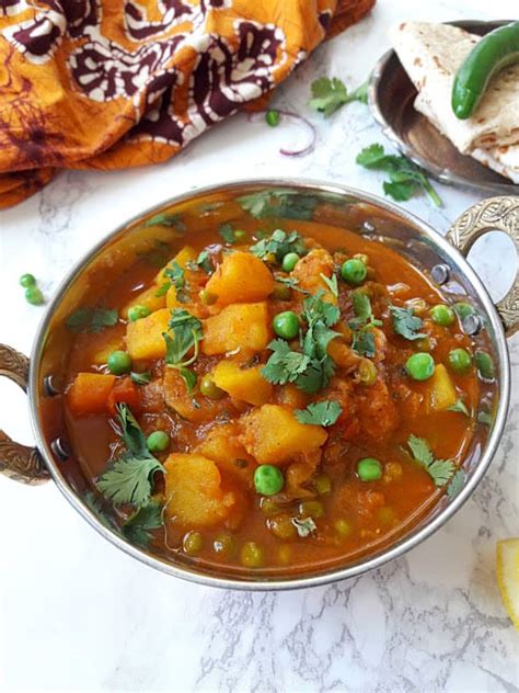 Instant Pot Aloo Matar - Indian Potato and Peas Curry - Profusion Curry