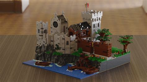 LEGO® Moc Medieval Castle | PDF instructions (NO PARTS) Custom building