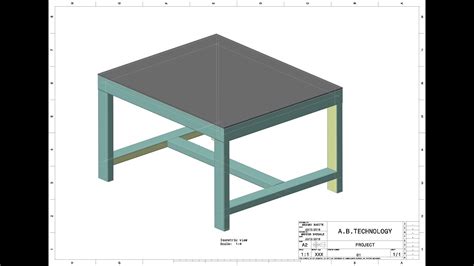 making table frame using structer design in catia v5 - YouTube