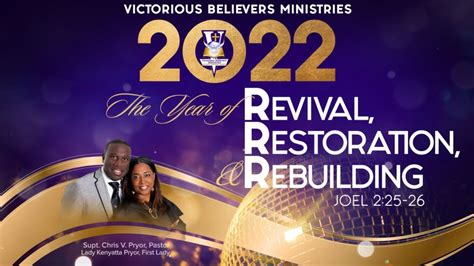 The First Sunday In 2022 Worship Experience, "The Year of Revival ...