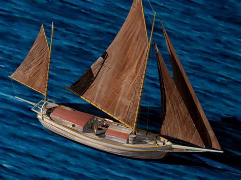 Sloop Spray of Joshua Slocum 3D model | CGTrader