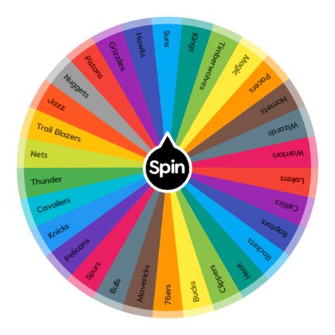 NBA Teams | Spin The Wheel App