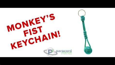 Paracord Tutorial: How To Tie A Monkey's Fist Keychain - YouTube