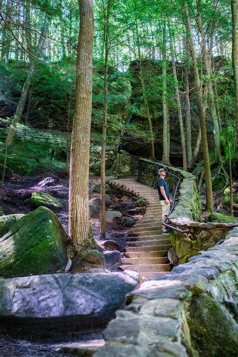 Waterfalls and Hiking at Hocking Hills State Park - Wander The Map