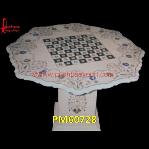 Chess Marble Table Silver Furniture, White Metal Furniture, Bone Inlay Furniture, MOP Inlay ...