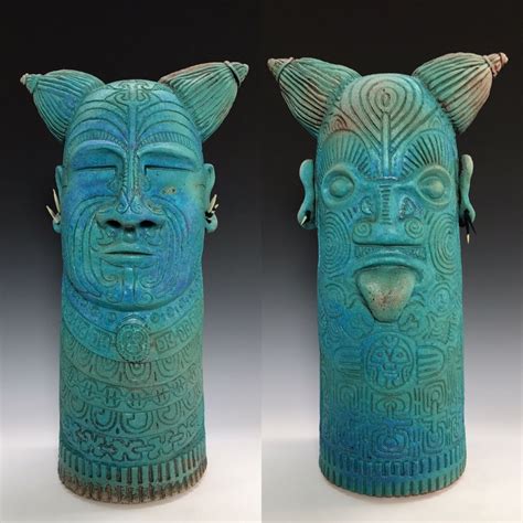 Ceramic Slab Sculpture Ceramic Sculpture By Gene Dodak Genedodak Clay — Lorenzo Sculptures ...