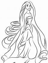 Baby Rapunzel Princess Coloring Pages  Dejanato sketch template