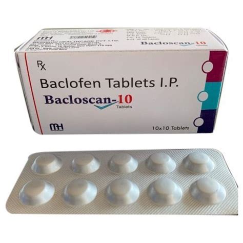 Baclofen 10mg Tablets, 84 Tablets - Asset Pharmacy