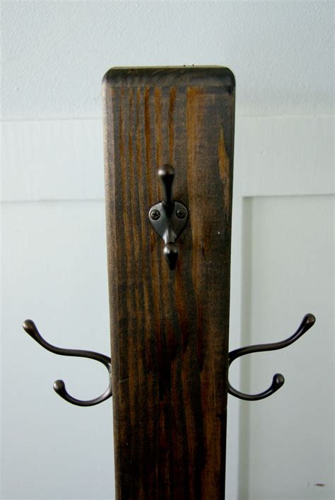 DIY Wood Coat Rack