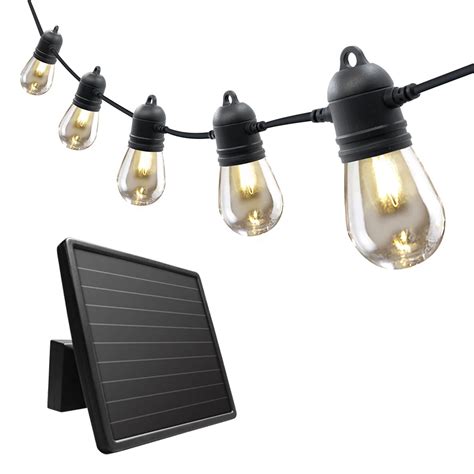 Sunforce 15 LED Weather Resistant 33ft Solar String Lights - Walmart.com