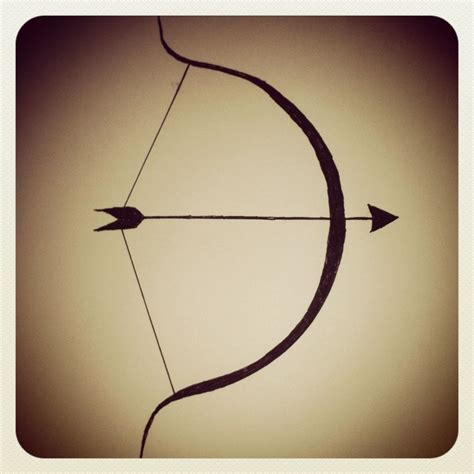 Drawing Of Bow And Arrow