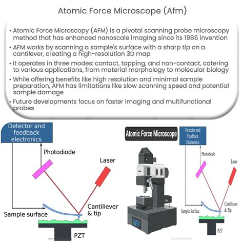 Atomic force microscope (AFM) | How it works, Application & Advantages