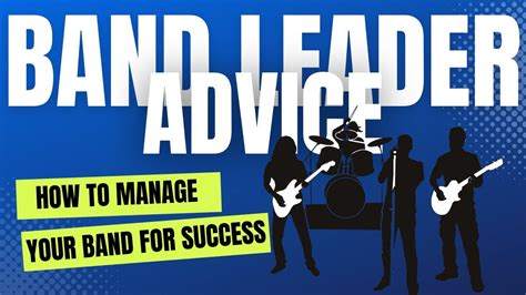 Band Leader Advice - YouTube