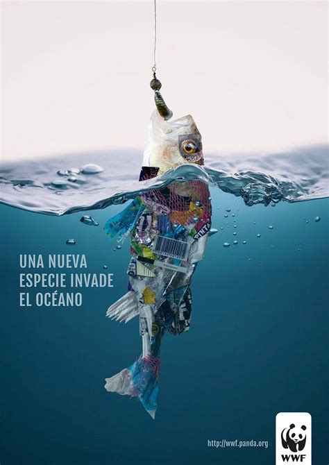 OCEAN PLASTIC POLLUTION POSTER on Behance | Arte medioambiental, Arte ...